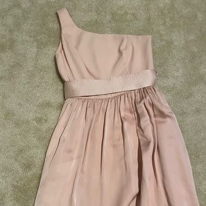 Vera wang Blush one shoulder short dress